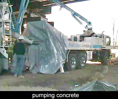 pumping concrete is widely used and effective method